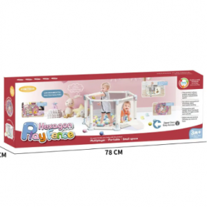 Մանկական վեցանկյուն մանեժ գնդակներով