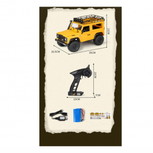 Ամուր անվադողերով հեռակառավարվող ամենագնաց մեքենա