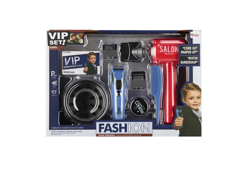 Մանկական վարսահարդարման խաղային հավաքածու տղաների համար