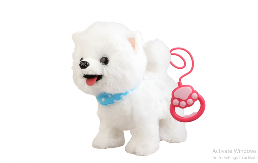 Ինտերակտիվ սպիտակ շնիկ կապույտ վզկապով