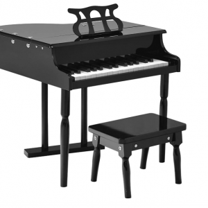 Մանկական փայտե սև դաշնամուր