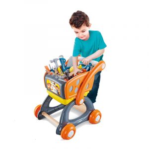 Մանկական շինարարական հավաքածու սայլակով