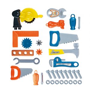 Մանկական շինարարական հավաքածու սայլակով