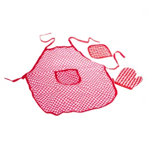 Մանկական սպասքի հավաքածու գոգնոցով