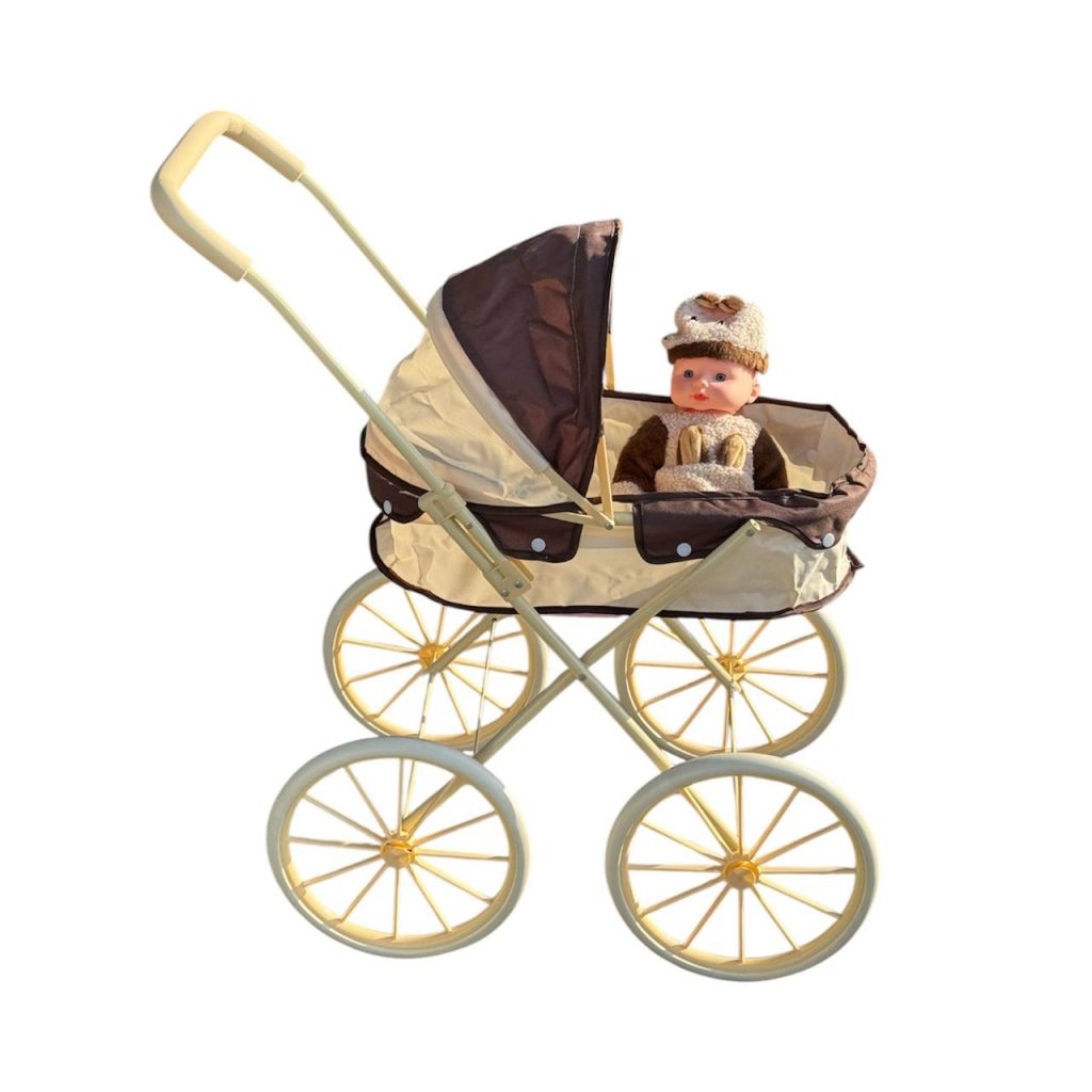 Տիկնիկի սայլակ և նորածին տիկնիկ