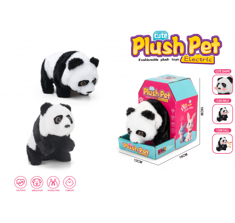 Փափուկ պանդա տնակով