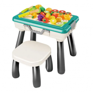 Կտրատվող միրգ-բանջարեղեն սեղան աթոռով