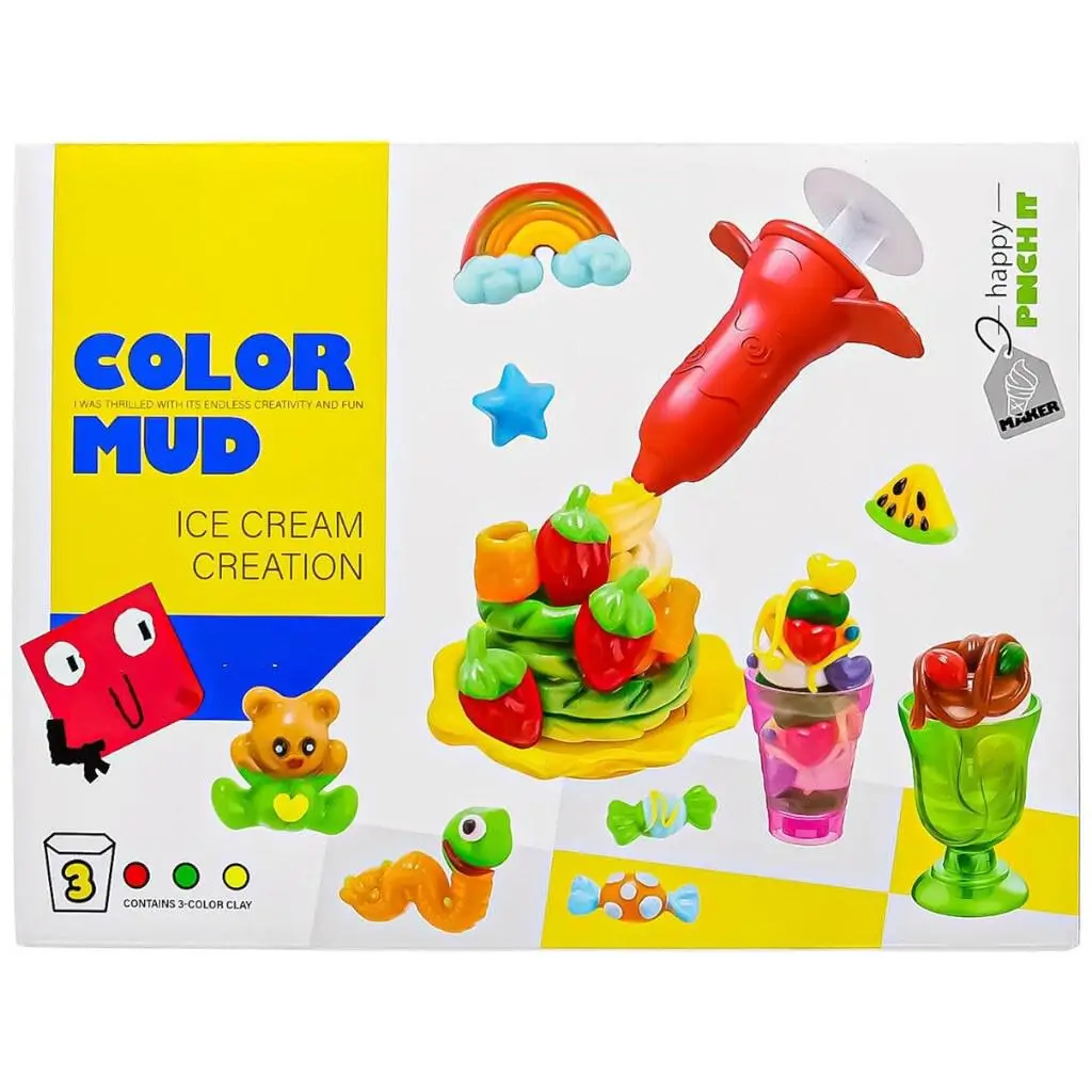 Ծեփախմորի հավաքածու ելակ