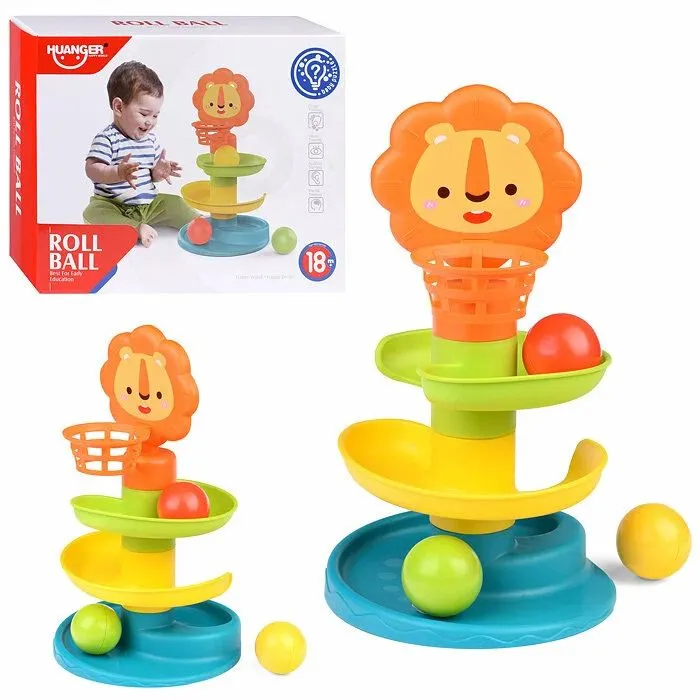 Գնդակներով զարգացնող խաղ առյուծ