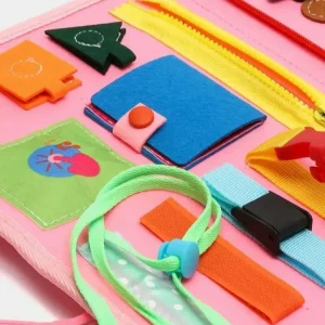 Մանկական բիզիբորդ վարդագույն