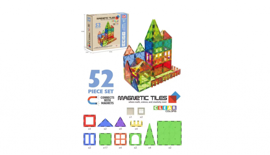 Մագնիսական կոնստրուկտոր 52 դետալ