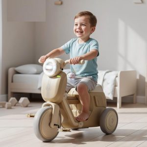 Մանկական եռանիվ հեծանիվ+մոտոցիկլետ ոտքով հրվող