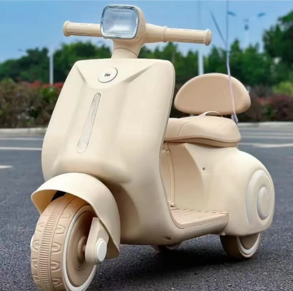 Մանկական էլեկտրական մոպեդ լույսով