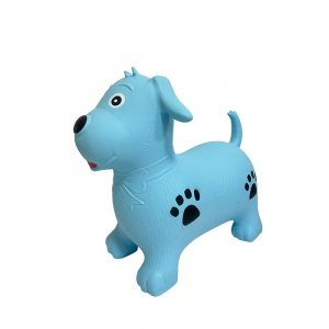 ցատկոտելու խաղալիք շուն կարմիր